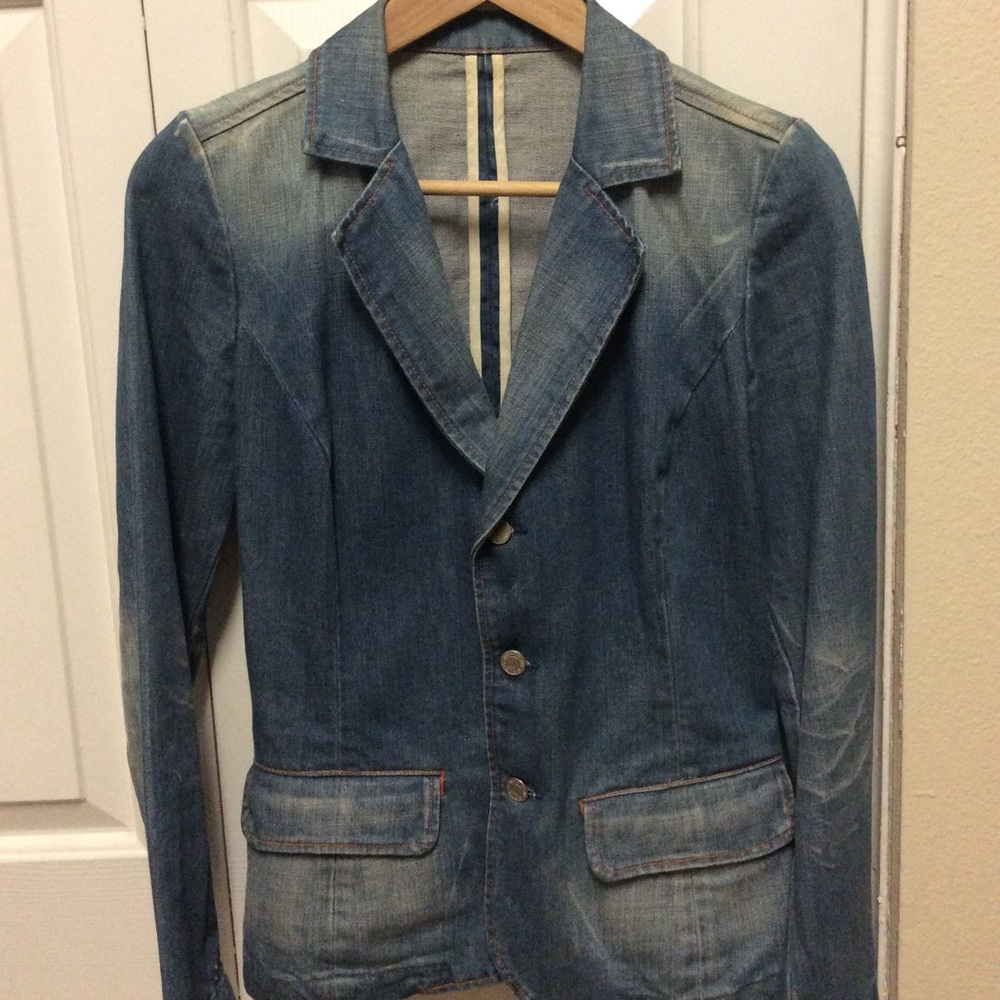 7 For All Man Kind Denim Blazer/Jacket